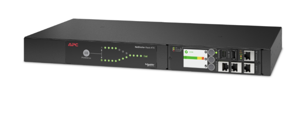 APC ATS Switch, 1RU Rackmount, 16 Amp, IEC C19/C20 Input / Output
